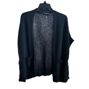 HALOGEN 100% Cashmere open cardigan kamuno One size